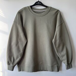 Lululemon Sage Green Oversized Crewneck Sweatshirt - FLAWED - Size M/L?